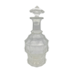 Old faceted glass liqueur carafe and stopper - 27 cm