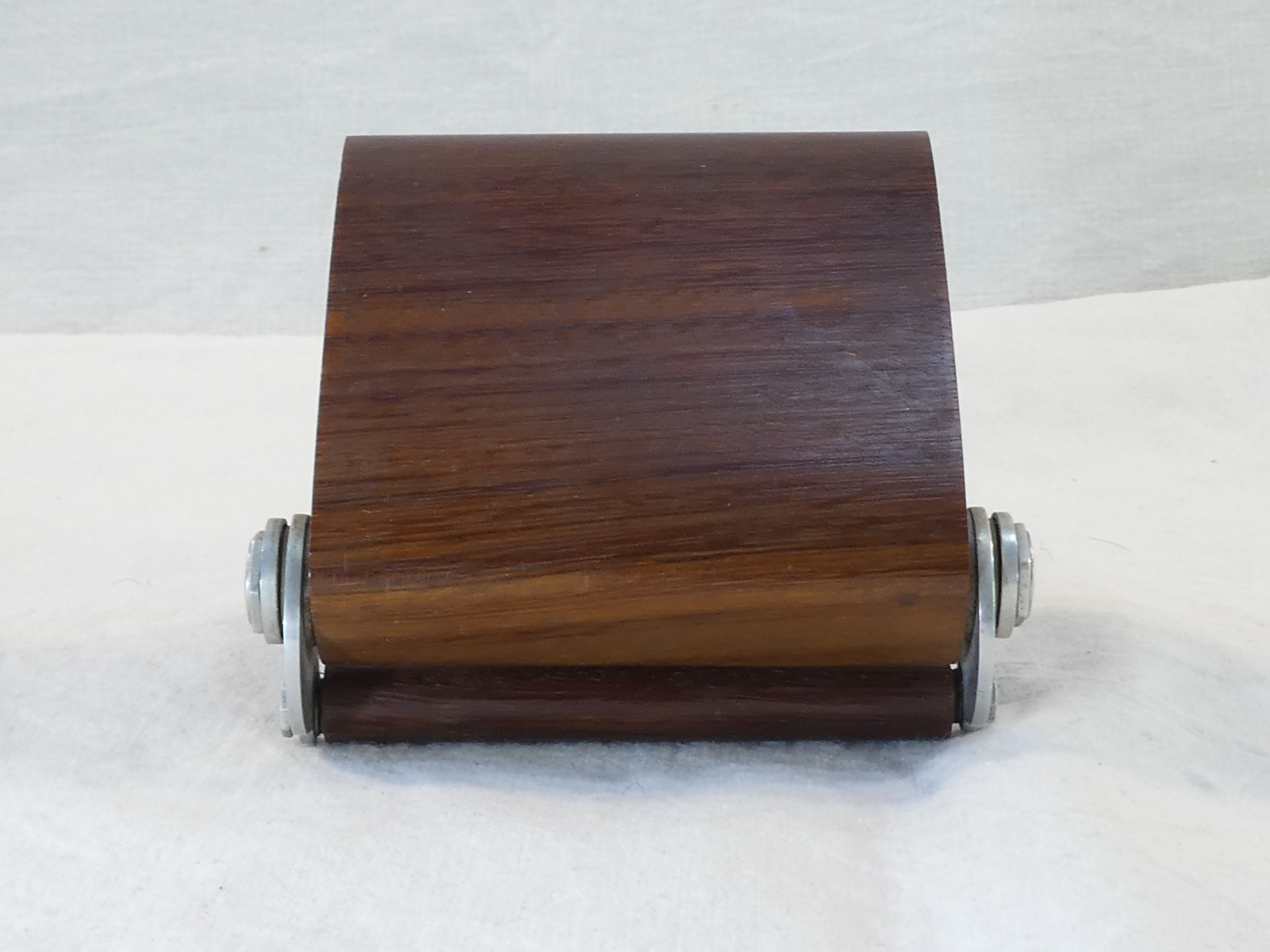 Travel awakening uti france art deco rosewood case