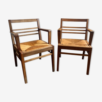 Pair of René Gabriel armchairs