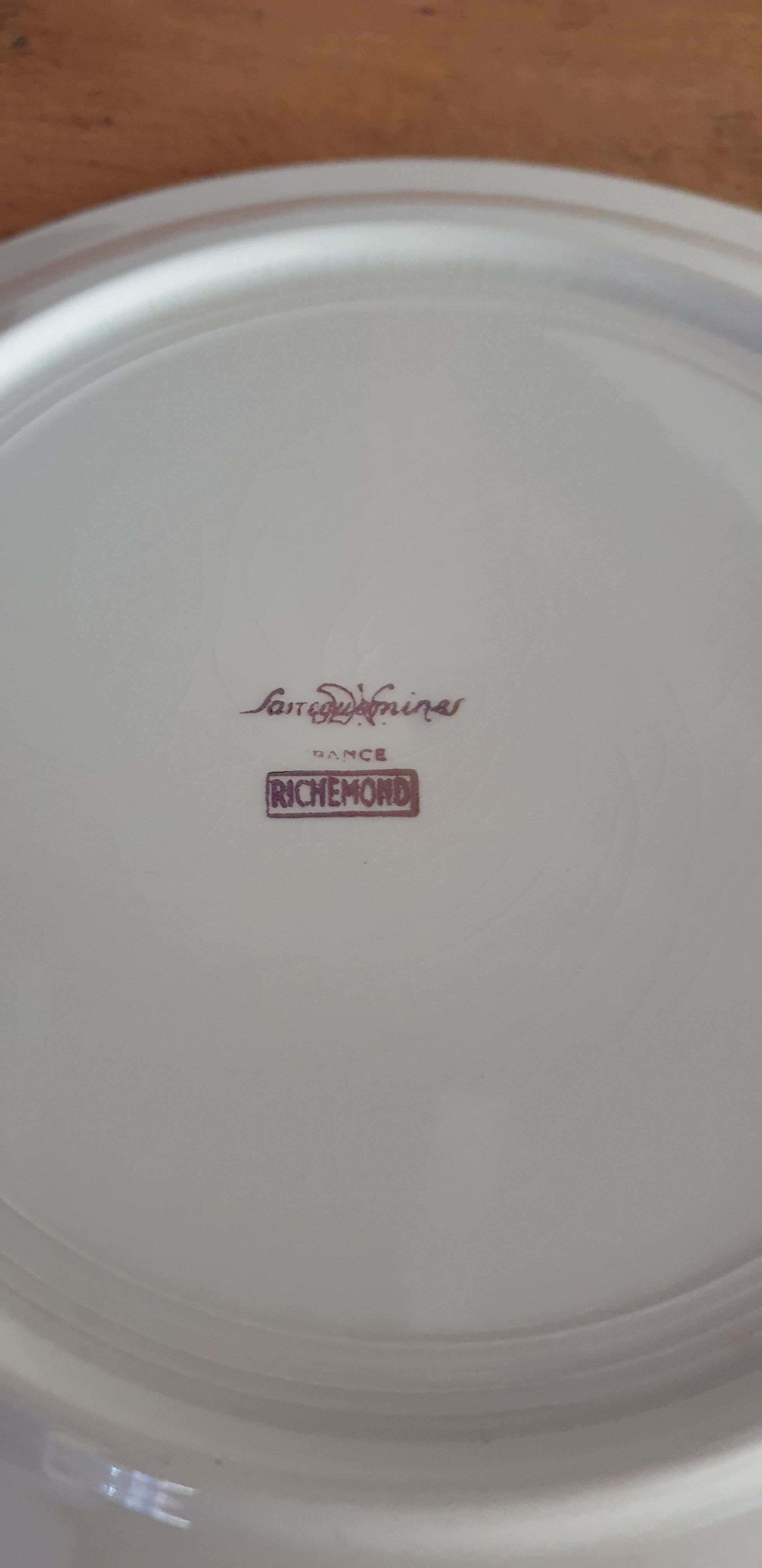 Richemond sarreguemines dish