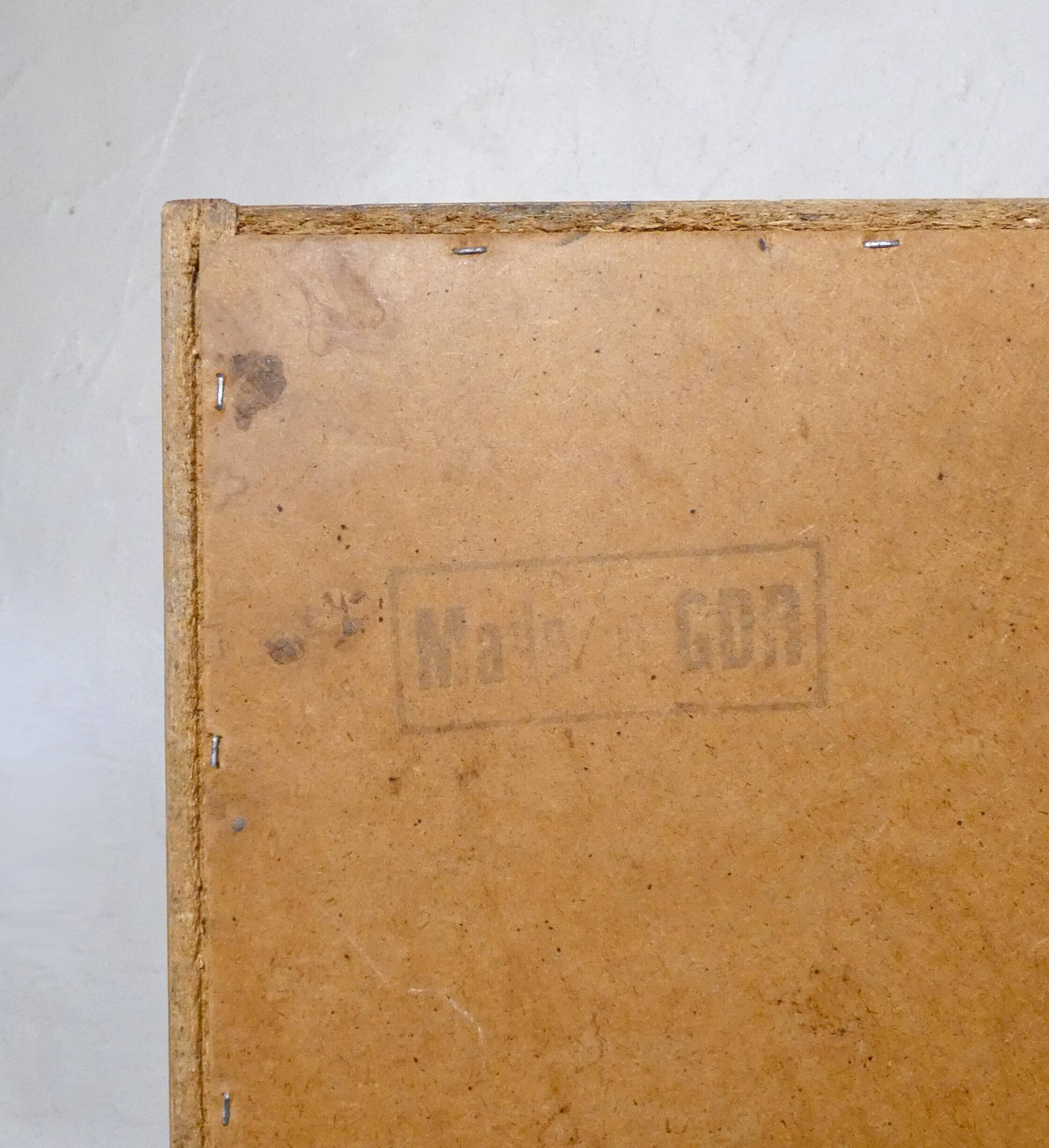 old vintage wooden chest of drawers GDR