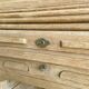 Renovated antique oak cylinder desk – original key
