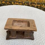 Ashanti stool, West African, carved from solid wood