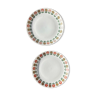 Deux assiettes en porcelaines années 70/80