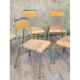 Set of 6 chairs school Stella