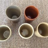 Set of 5 coffee cups