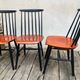 Chaises scandinaves de Tapiovaara modèle Fanett vintage années 60
