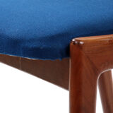 Vintage set of 4 dining table chairs designed by Hartmut Lohmeyer for Wilkhahn, 1970