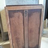 Oak country wall cabinet