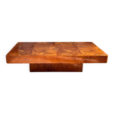 Elm burl coffee table