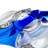 Murano Sommerso glass fruit bowl / centerpiece (1960s/70s)