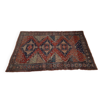 Large Soumak Carpet Sumac Soumakh Wool late 19th century Caucasus Azerbaijan Shirvan Handmade