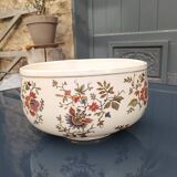 Cache pot en porcelaine signé Choisy-le-Roi