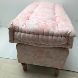 Vintage fabric bench end bed