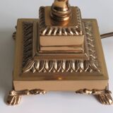 2 pieds de lampe laiton années 1970