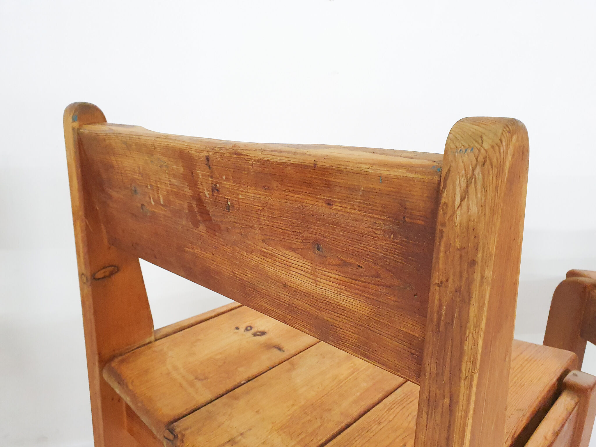 Set of four dining chairs by Ate van Apeldoorn for Houtwerk Hattem, The Netherlands 1970's