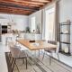 Kave Home table – model "Lotty" Oak & glass – in perfect condition