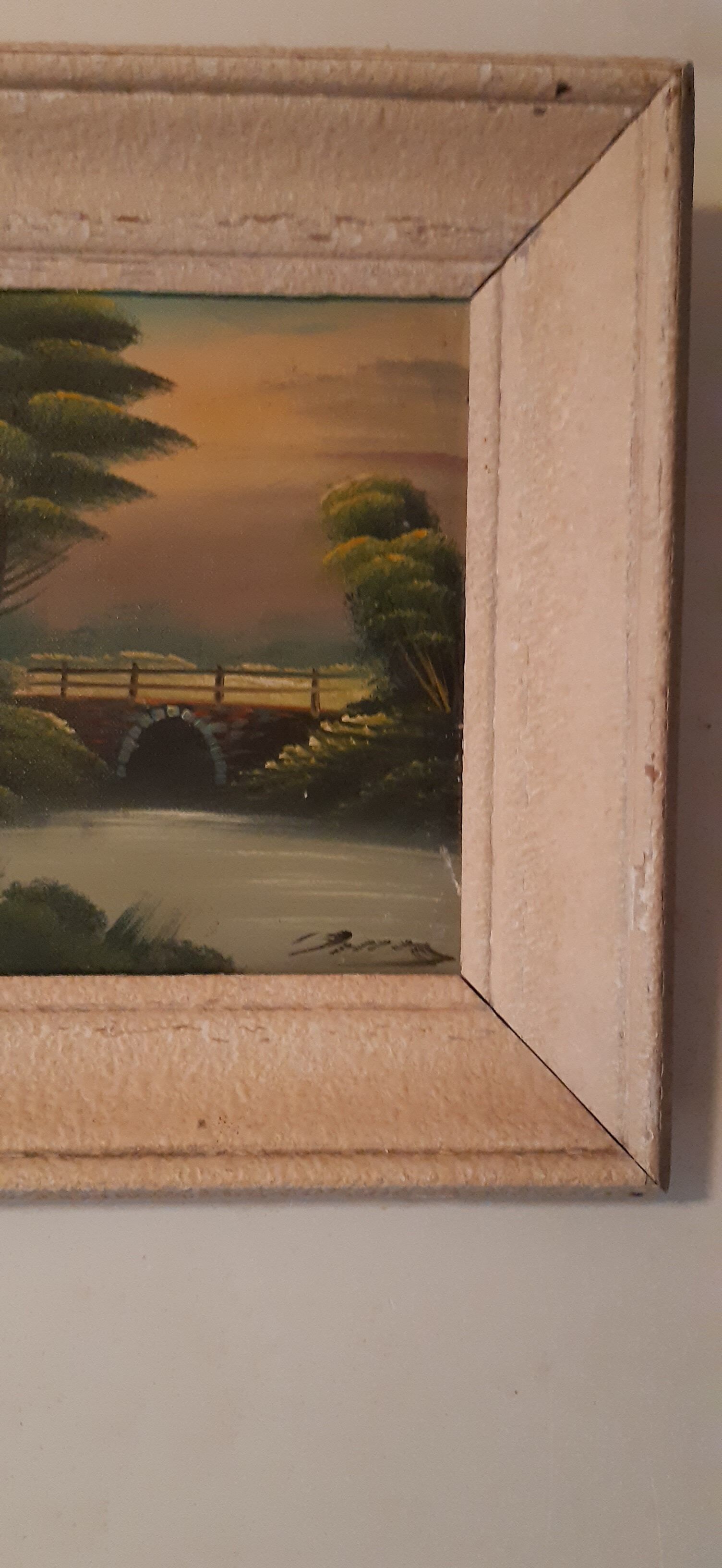 Old landscape painting