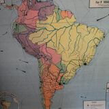 The geography map South America Armand Colin n°20
