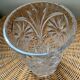 Vintage Marguerite vase in chiseled crystal