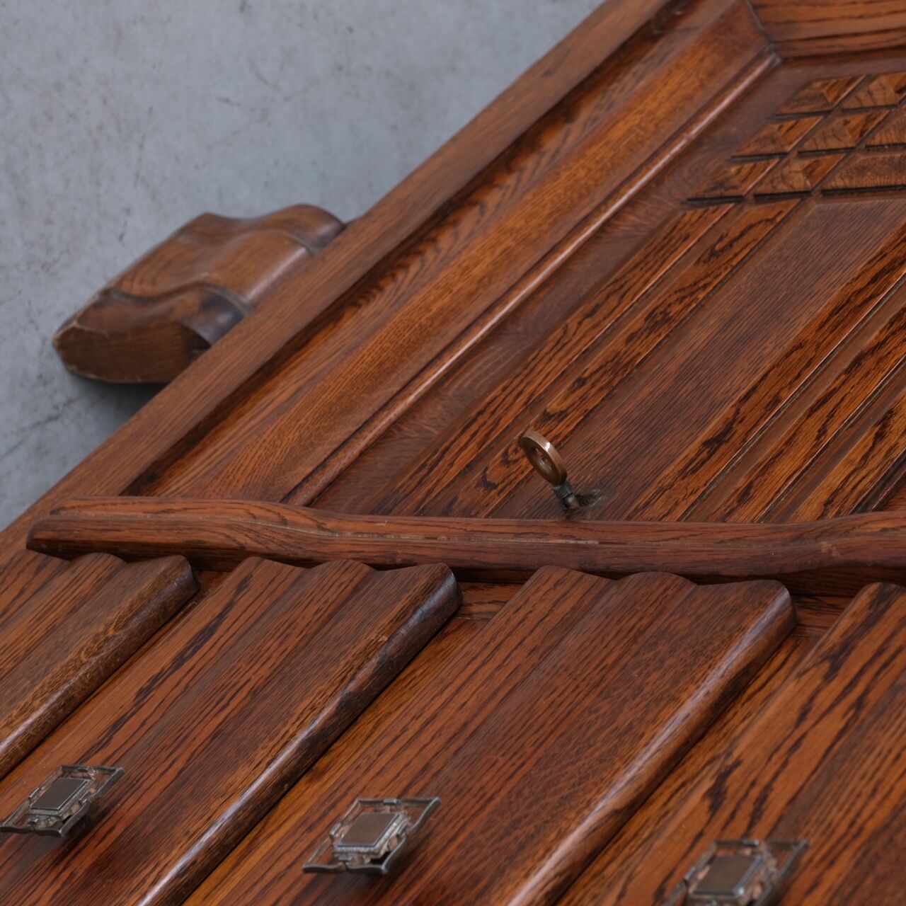 Art Deco French Marble Credenza or Sideboard
