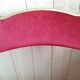 Pink velvet folding chair