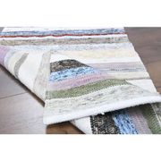 Vintage Turkish Hand-Knotted Wool Cotton White Kilim Runner Rug 60x196