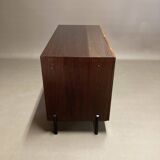 Scandinavian design rosewood chest of drawers 1950.