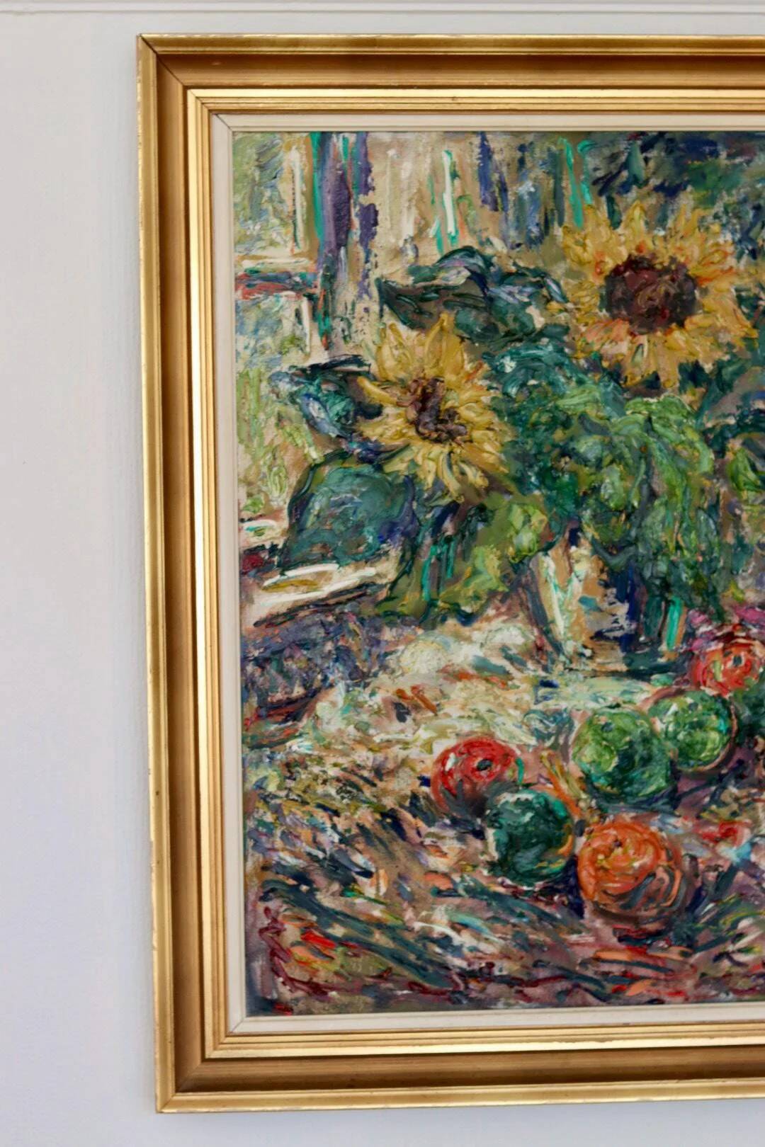 Still life with sunflowers by Gustaf Sjöö