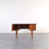 Mid-Century Danish Teak Desk, 1960s.