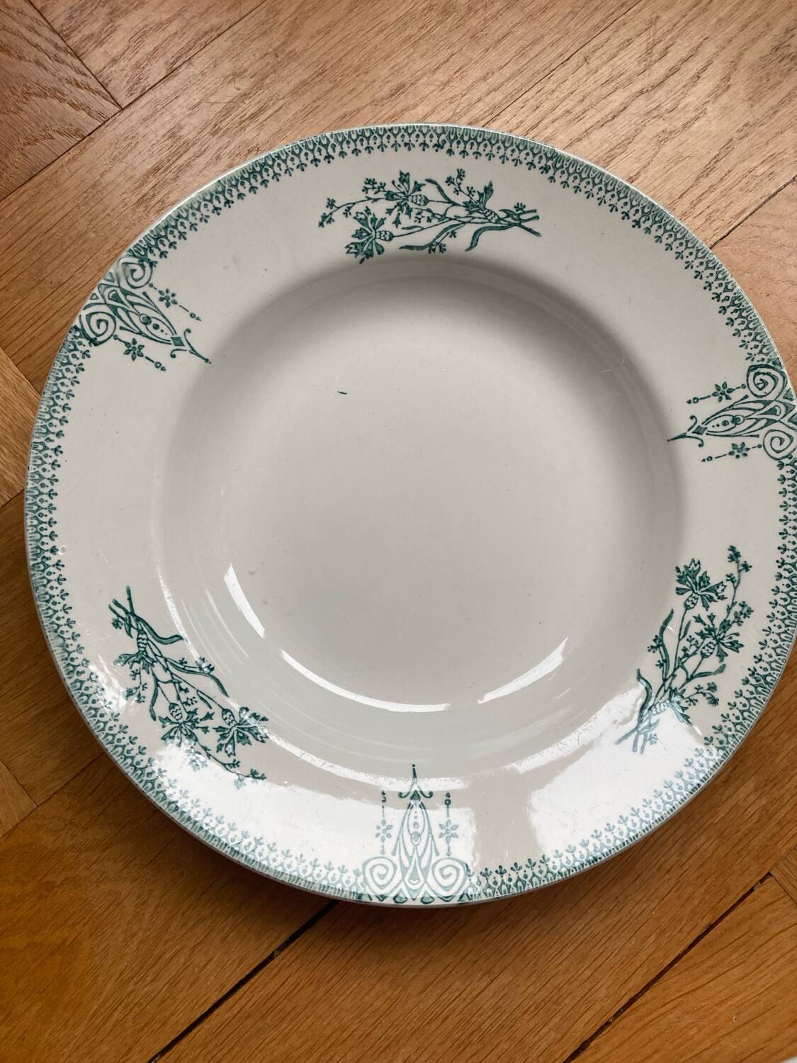 Saint Amand deep plates ironstone