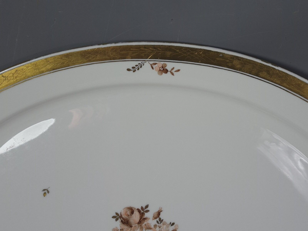Plat porcelaine Royal Copenhague vers 1920-1935 48x36 cm SB2