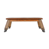 Industrial leather bench ca.1920