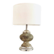 Stone lamp, fabric cable, cotton shade