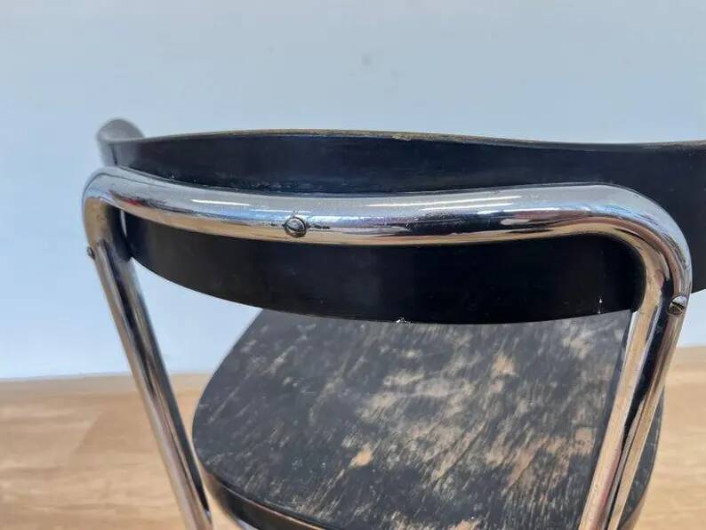 Émile Guillot - Thonet - Model B257 chrome bauhaus chair