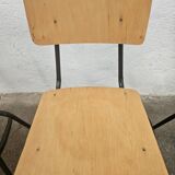 Lot of 6 bistro chairs from the 1980s