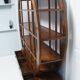 Vintage Asian teak bookcase