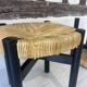 2 "Meribel" stools in black by Charlotte Perriand, 1960