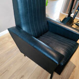 Alan deglauff armchair in vintage Skaï 1950