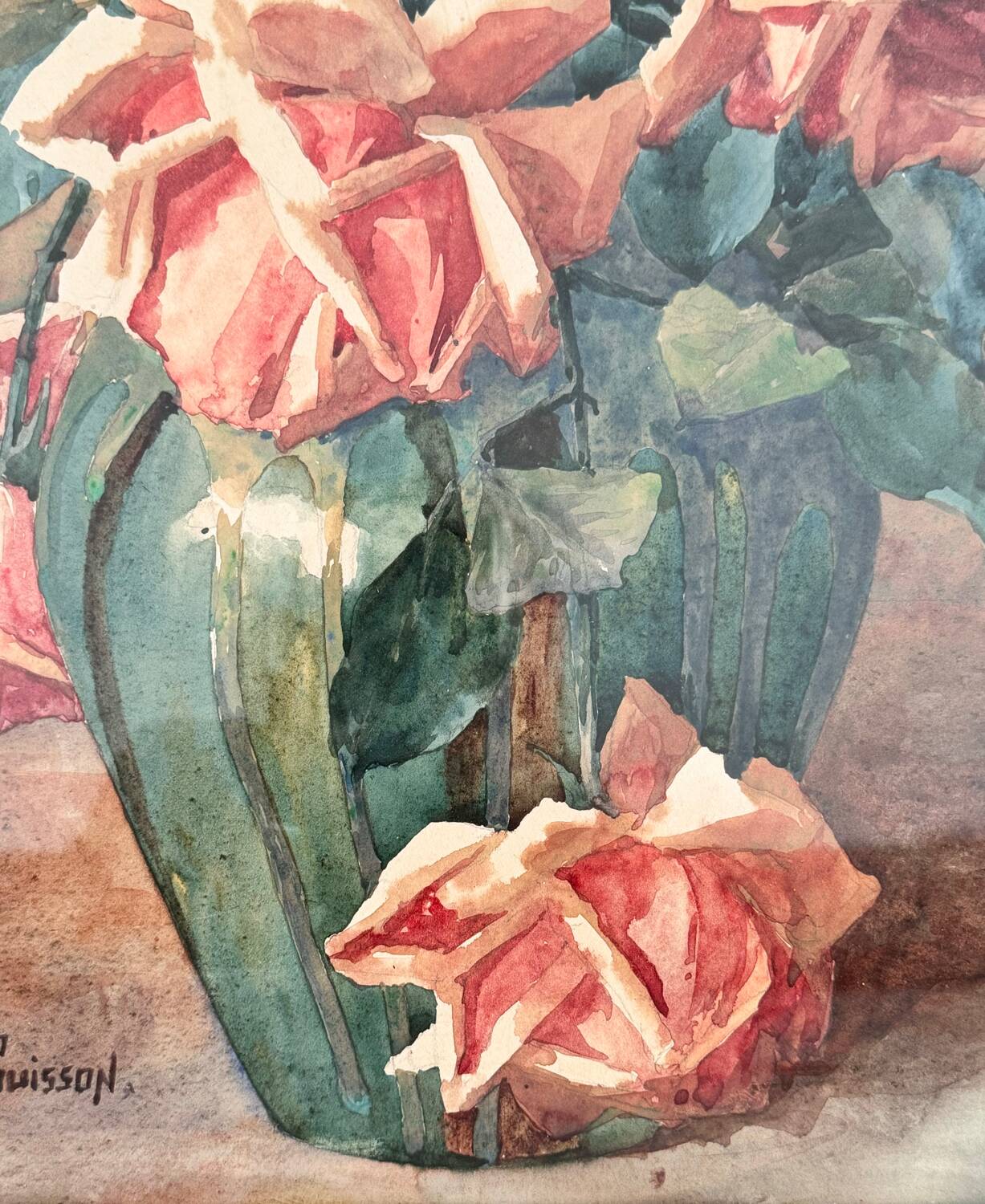 Still life with roses, circa 1930