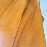 Aranjou farmhouse table in blond elm, 1950s
