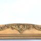 Golden resin chimney trumeau 70x140cm
