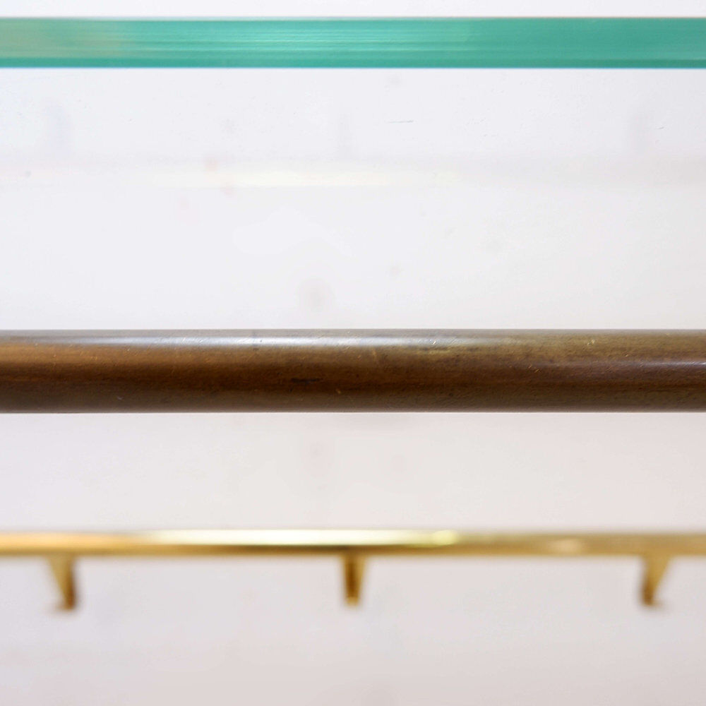 Minimalist wall coat rack, 1960s