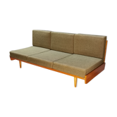 Canapé daybed Interier vert Praha Tchèque Mid-Century Modern