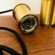 Lampe suspendue en laiton Posa44 double réglable par Florian Schulz