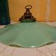 Suspension en verre france période 1940 coloris vert