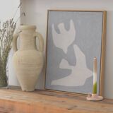 Handcrafted terracotta amphora