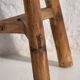 Antique solid wood stool (c.1900)