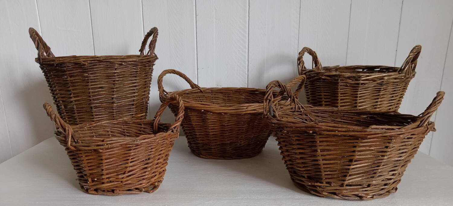 Lot de 5 corbeilles