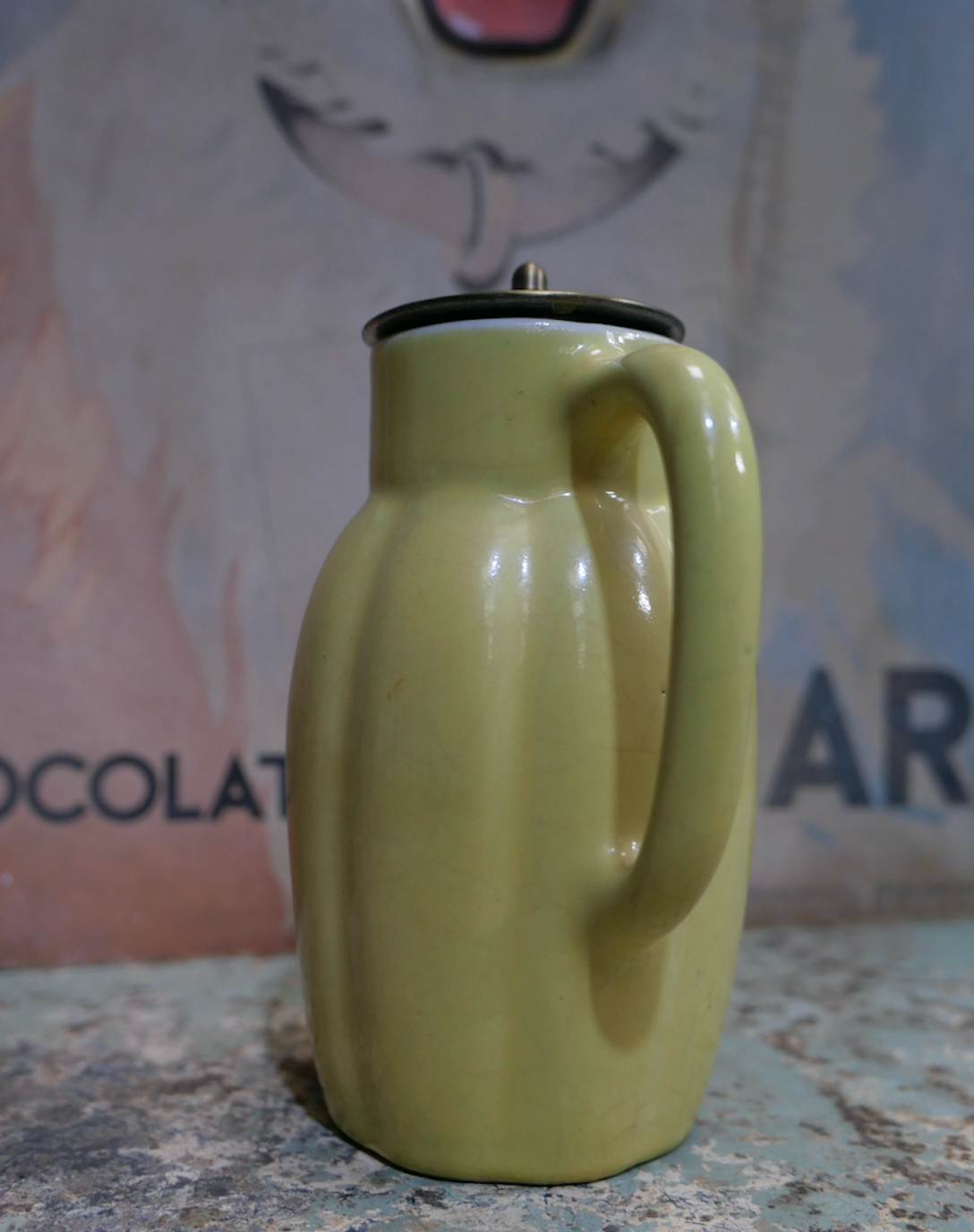 Yellow infuser or pot